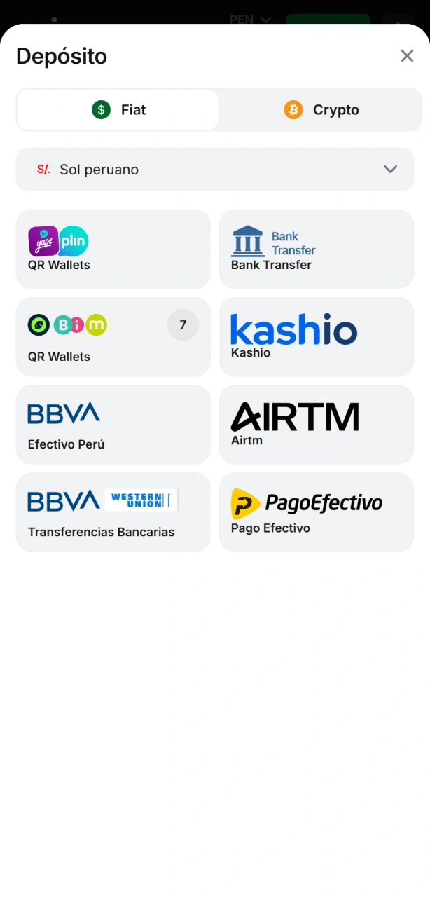 Deposita fondos y obtén saldo para las tragamonedas de 1win.