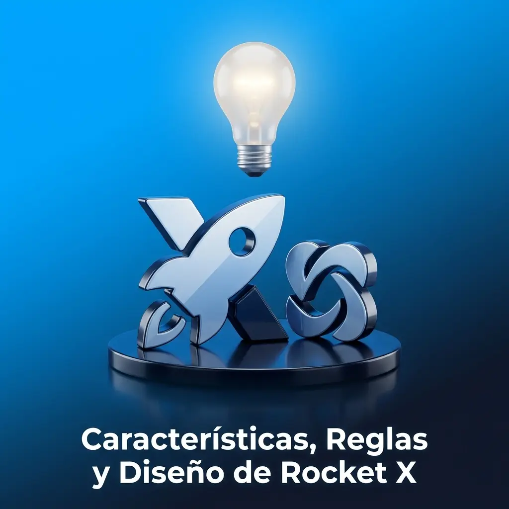Rocket X en 1win: cohete espacial con multiplicador creciente, diseño oscuro y animaciones dinámicas para jugadores en Perú
